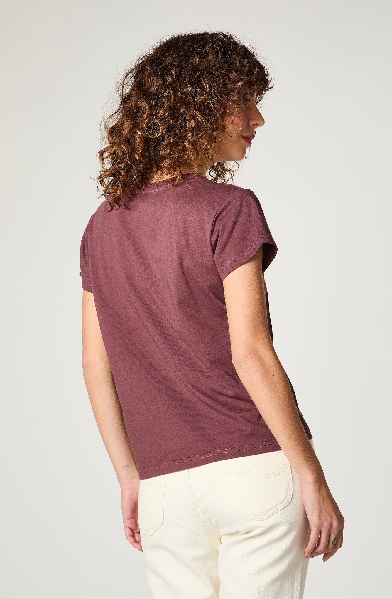 Polera Mujer Relaxed V Neck