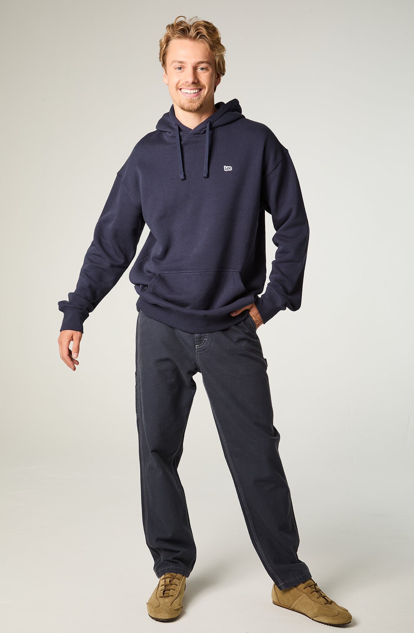 Pantalon Hombre Carpenter Azul Tapered