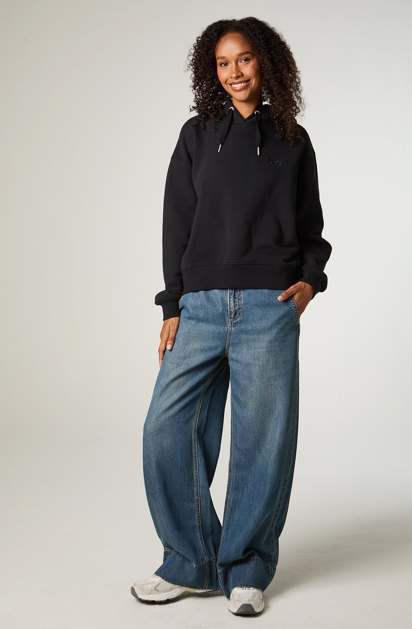 Jeans Mujer Relax Azul Claro Estella A Line