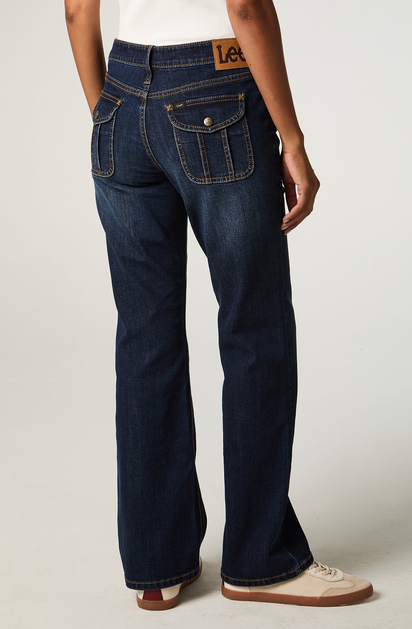 Jeans Mujer Boot Cut Azul Oscuro Jessica