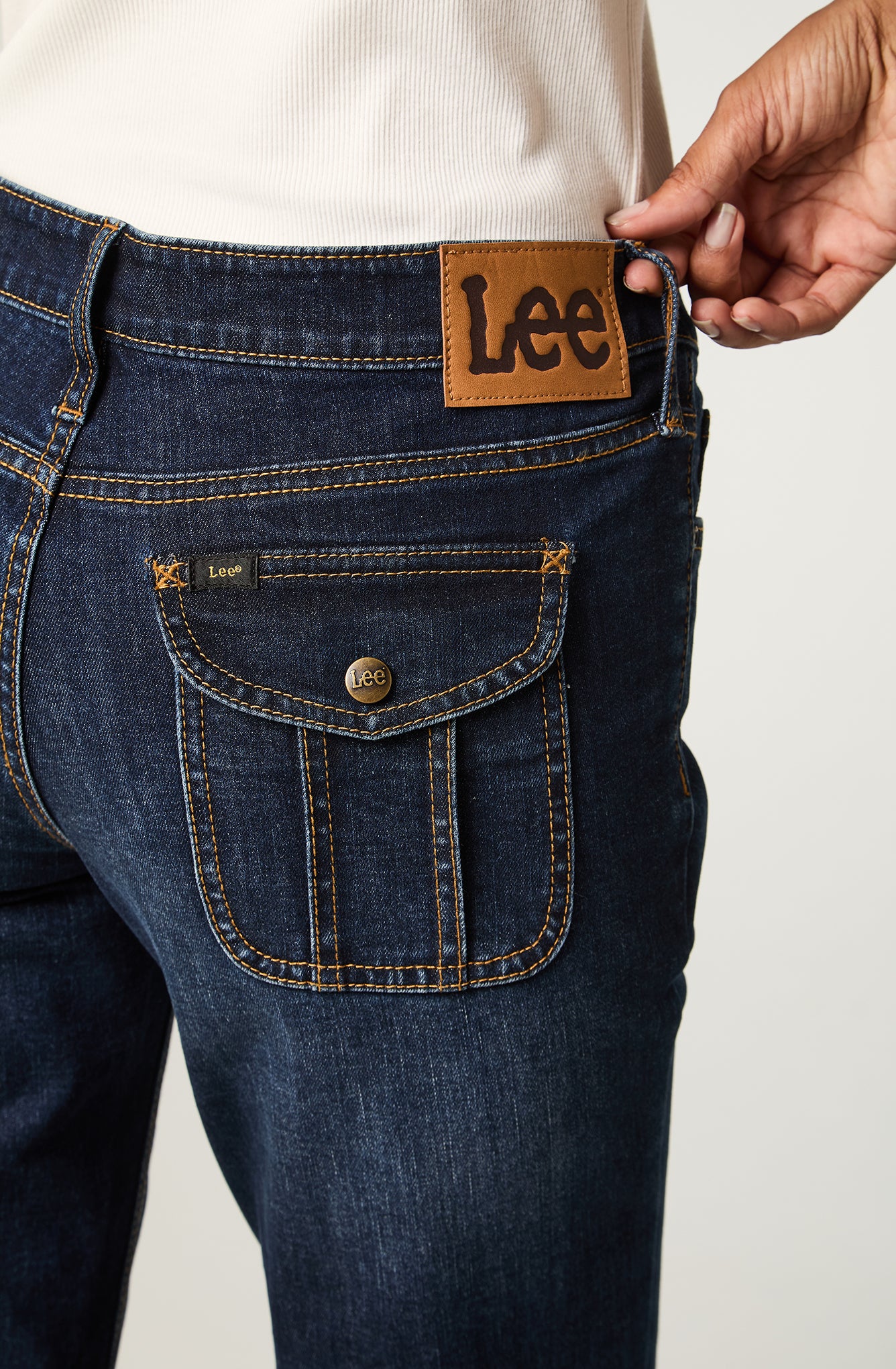 Jeans Mujer Boot Cut Azul Oscuro Jessica