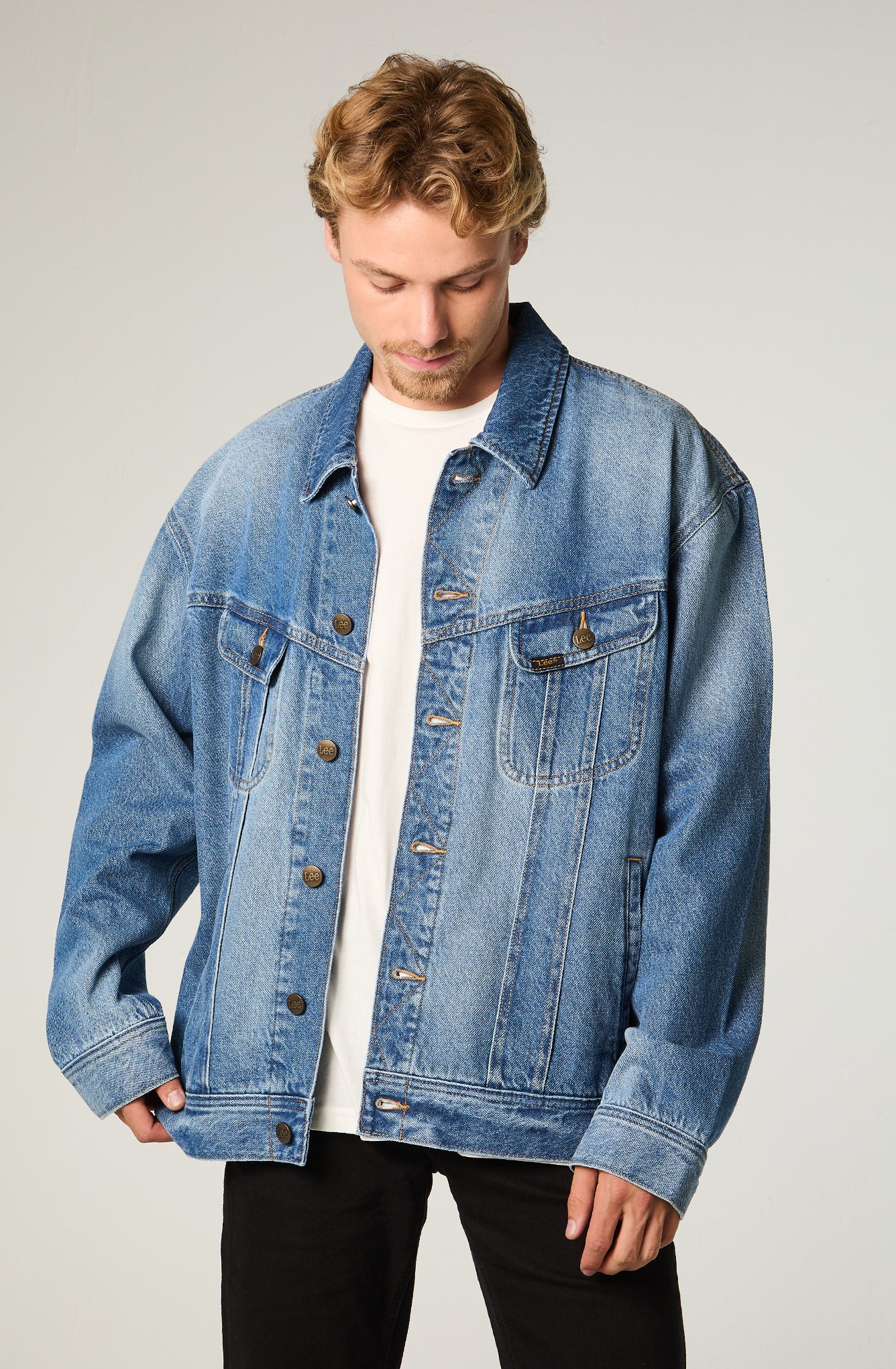 Chaqueta Hombre Rider Light Blue