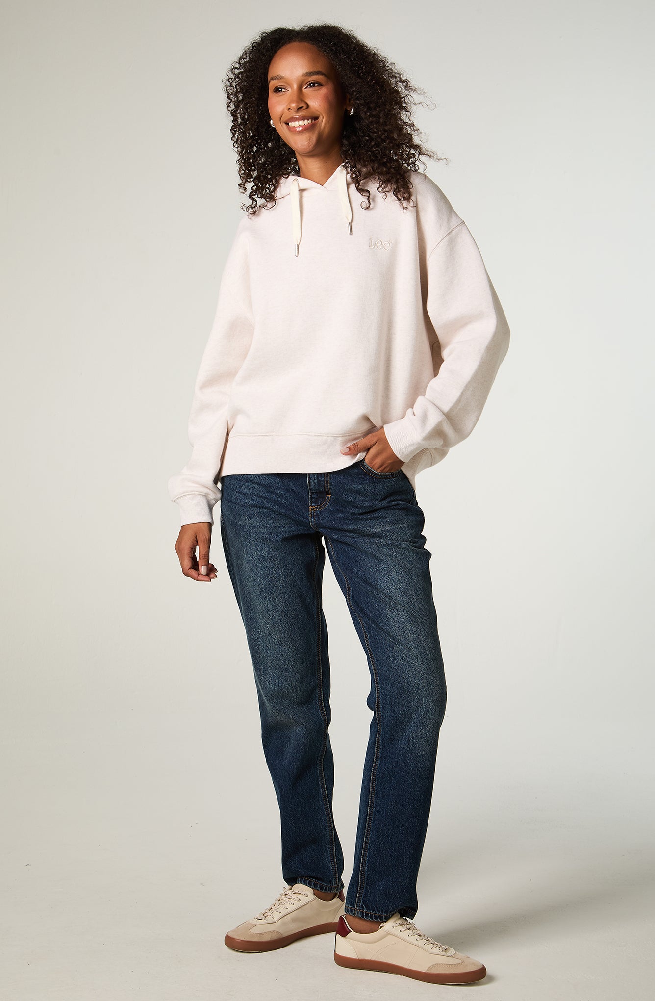 Jeans Mujer Slim Straight Azul Rider