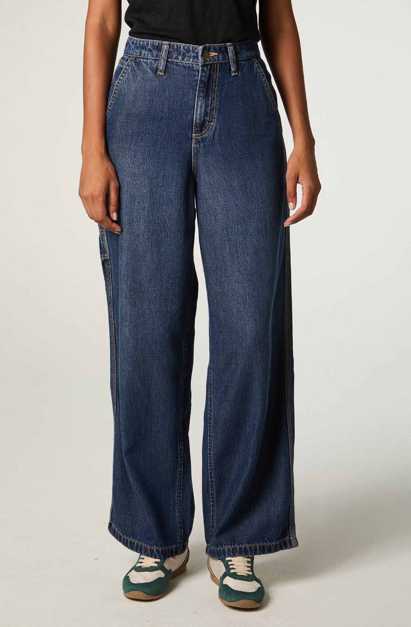 Jeans Mujer Carpenter Azul Loose