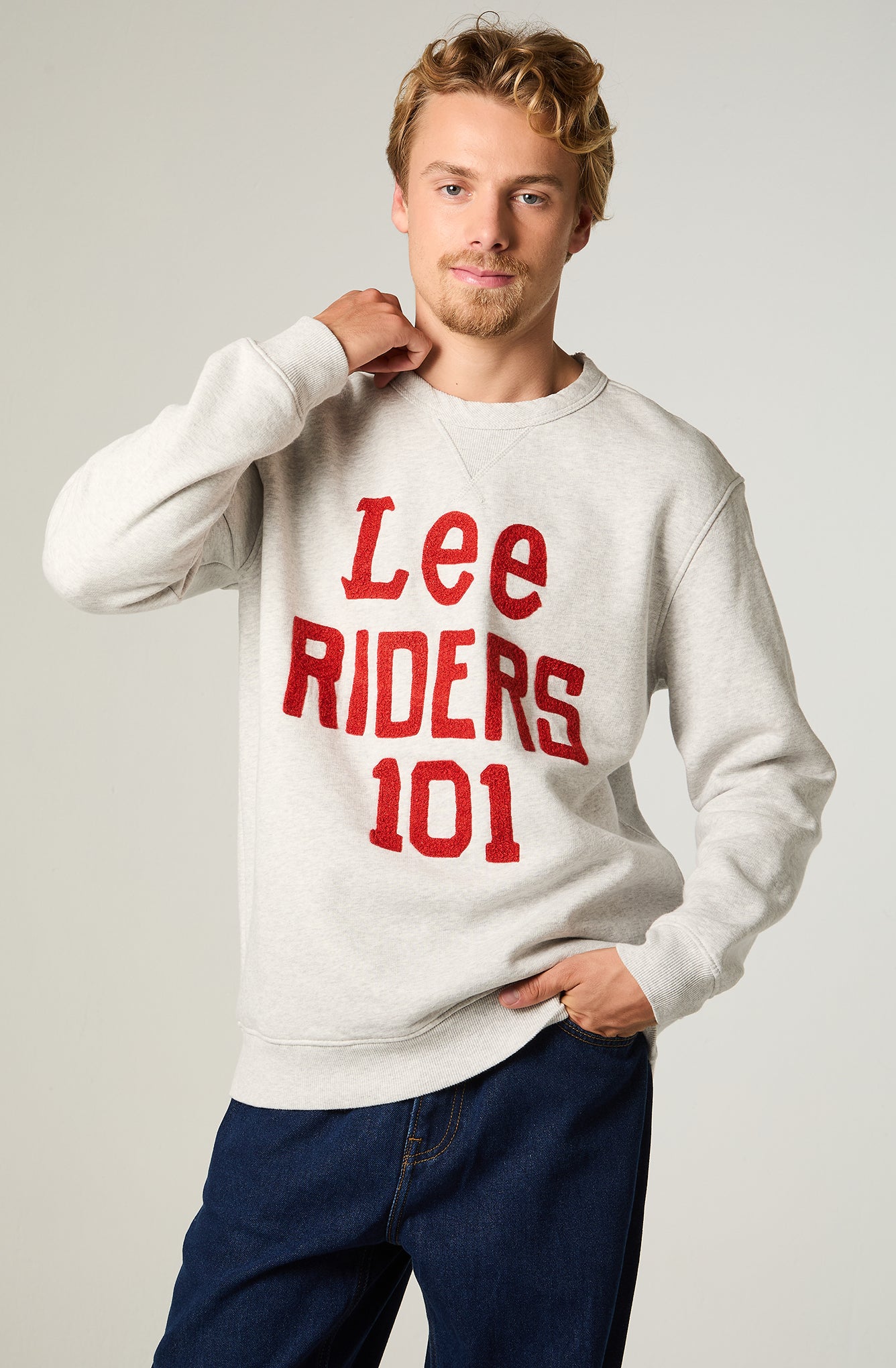 Polerón Hombre 101 Regular Sweatshirt Sharp Grey Mele