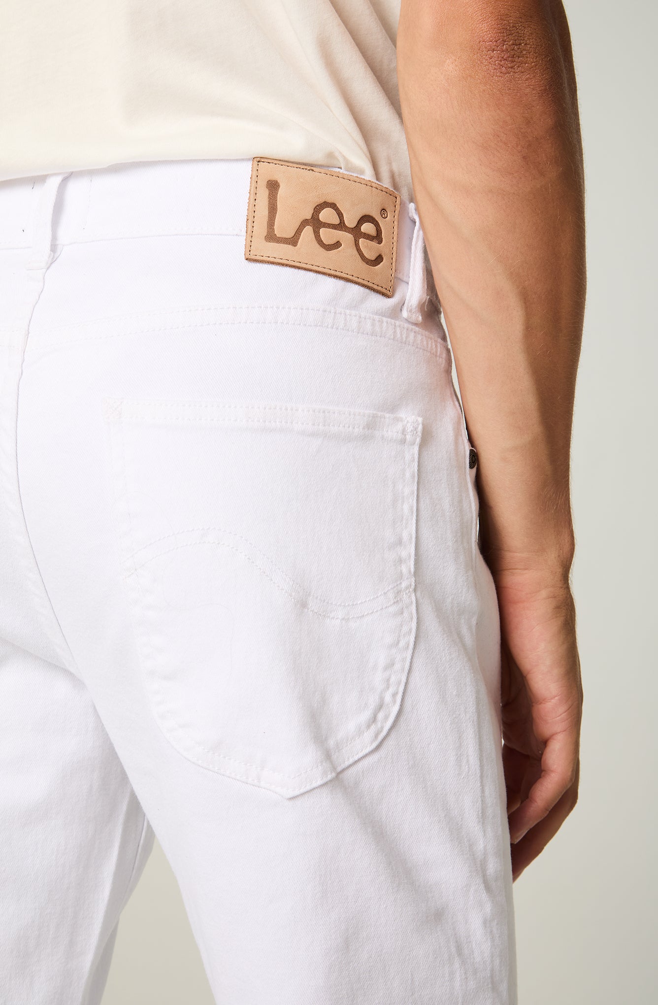 Jeans Lee Daren Regular Straight Fit White