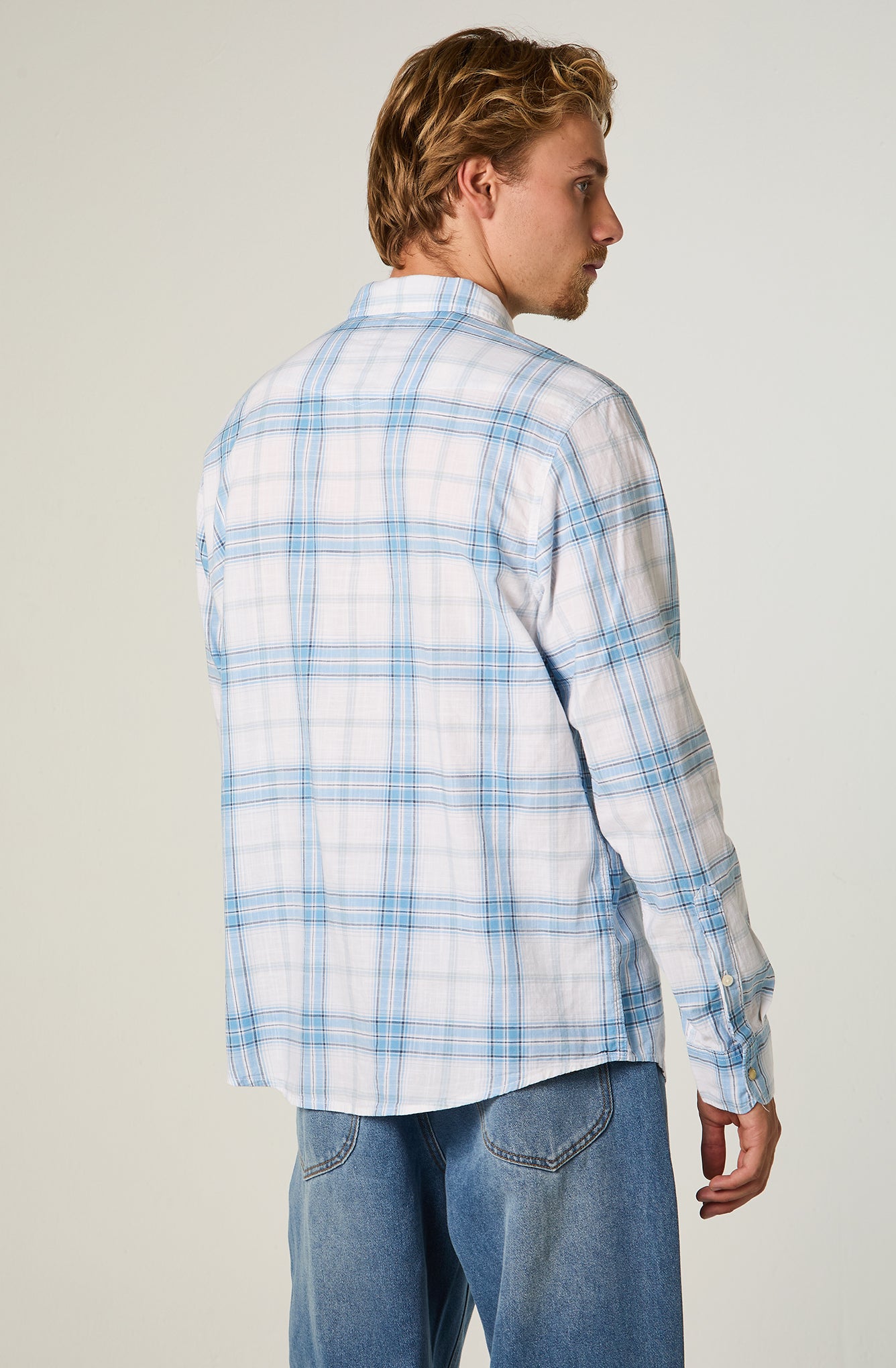 Camisa Hombre Lee Clean Stream Bright White