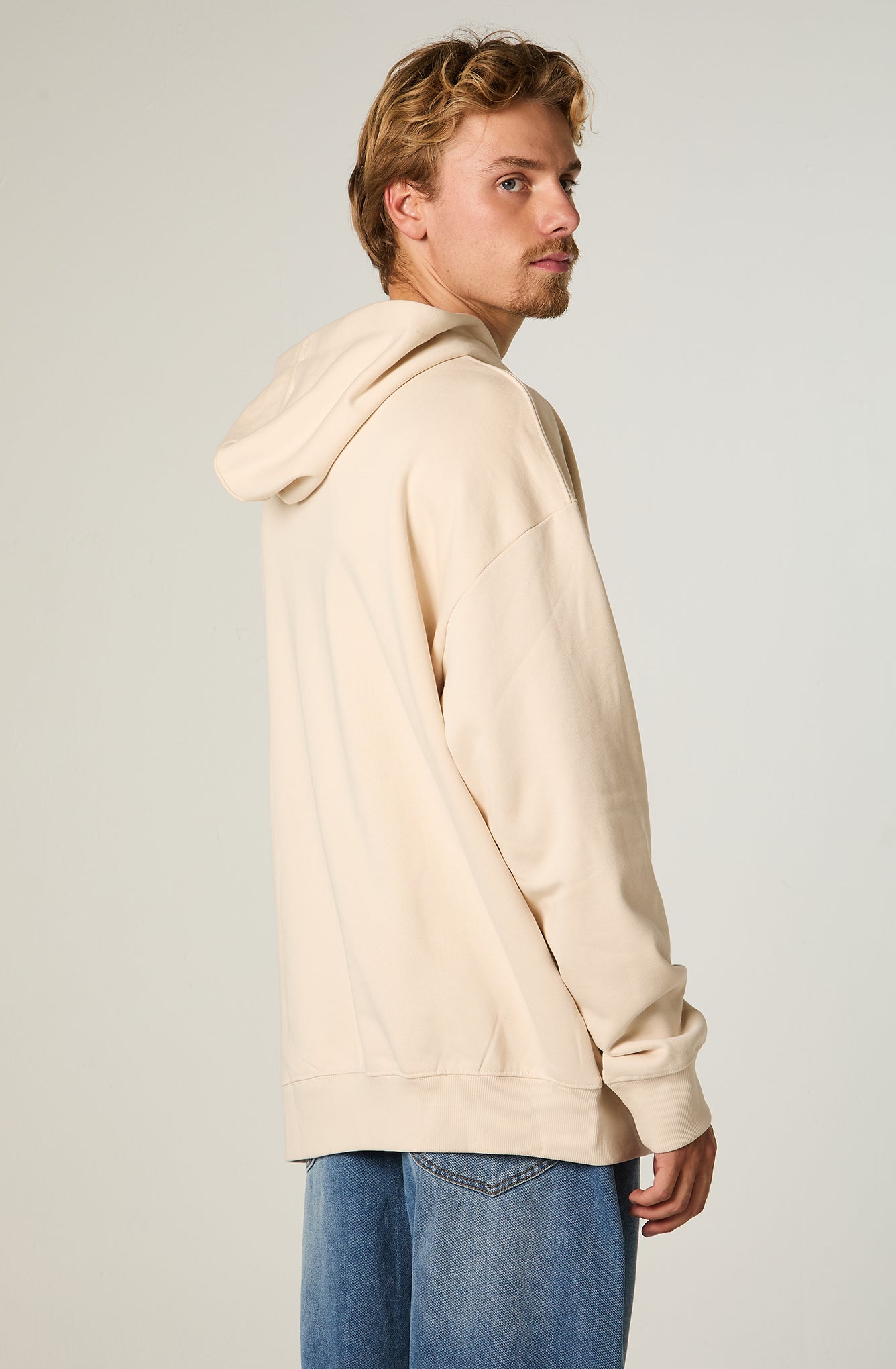 Poleron Lee Hoodie Vintage White