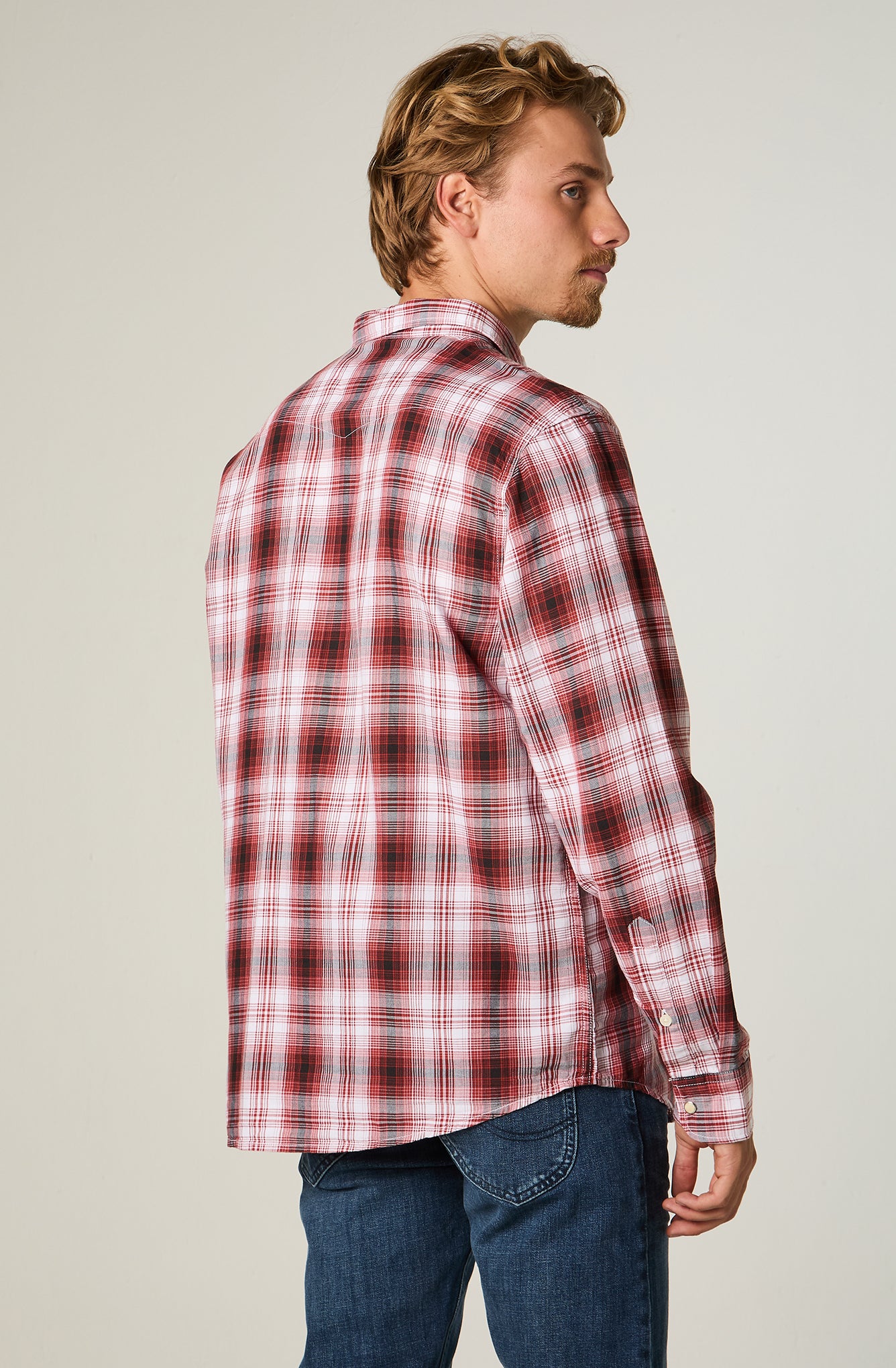 Camisa Western Shirt Garnet Western Check