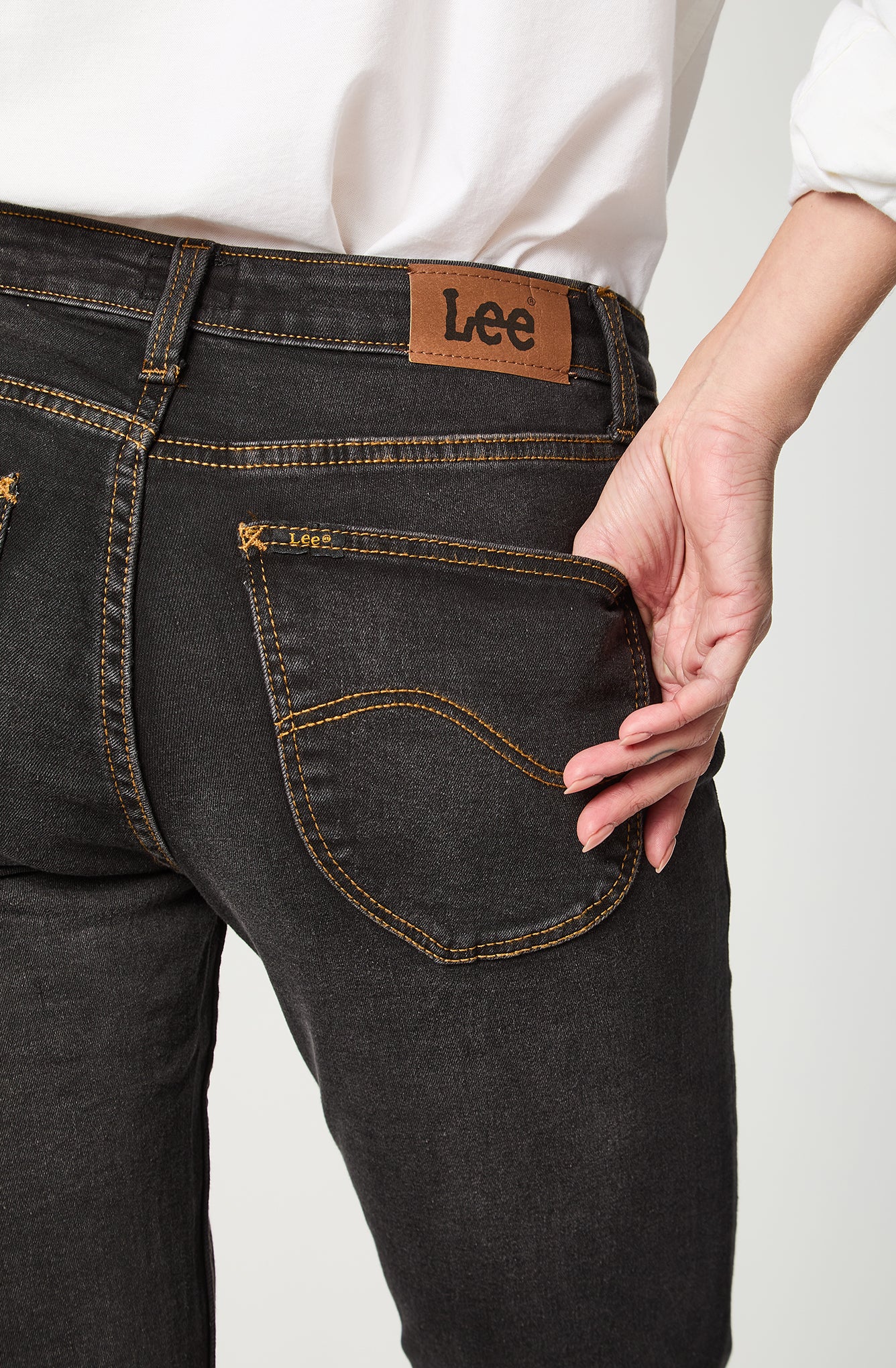 Jeans Lee Regular Fit Black