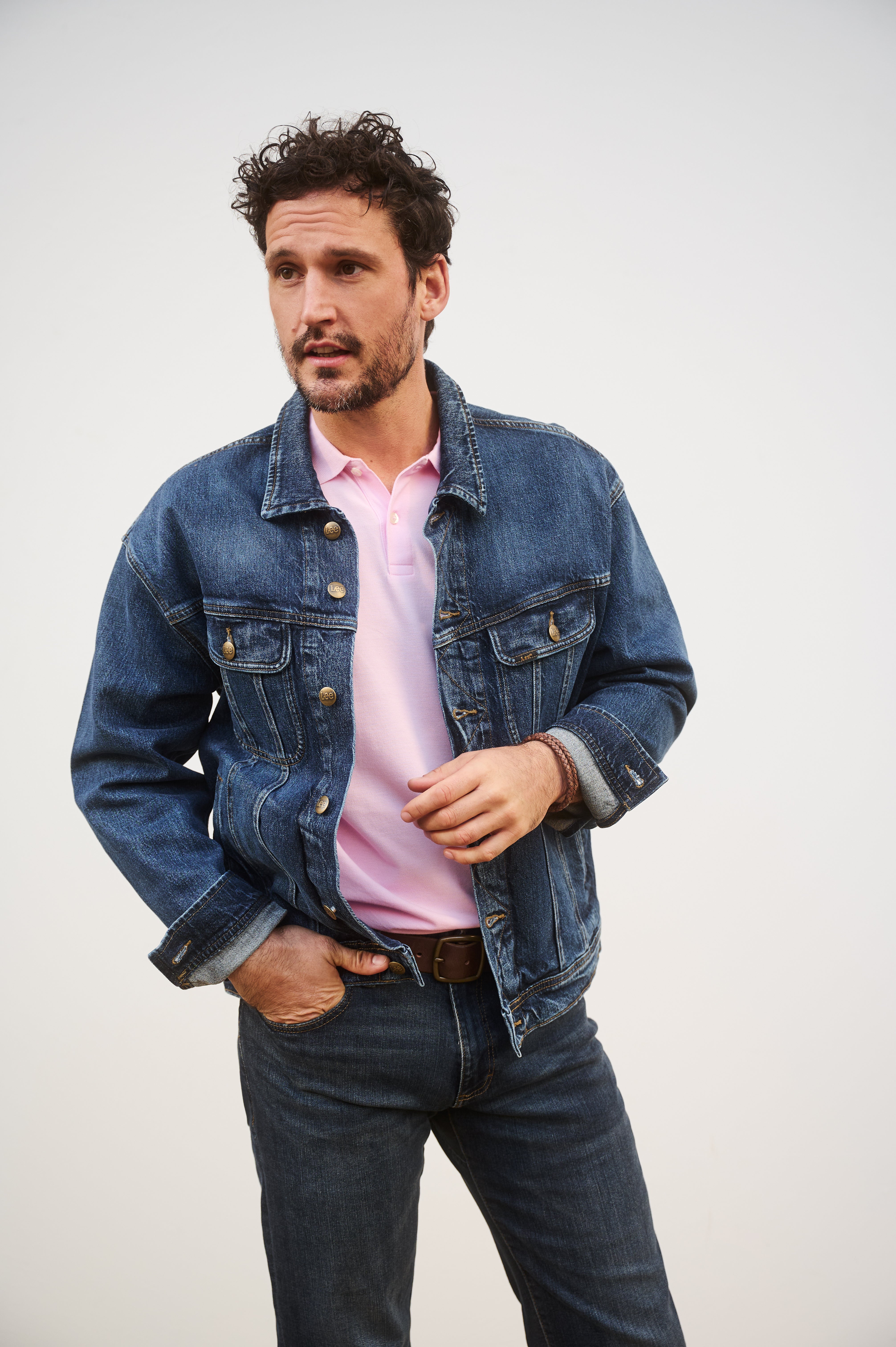 Chaqueta Hombre Slim Rider Mid Stone I