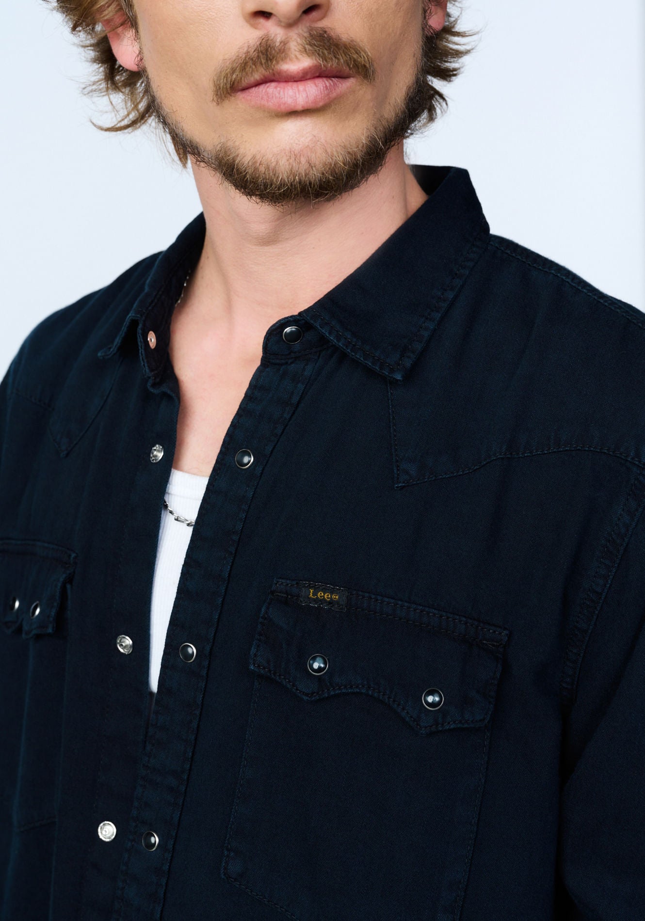 Camisa Hombre Lee® Western Black