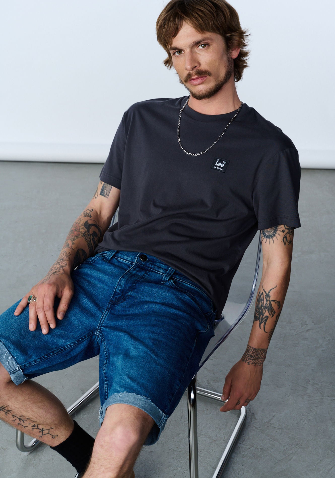 Short Denim Stone