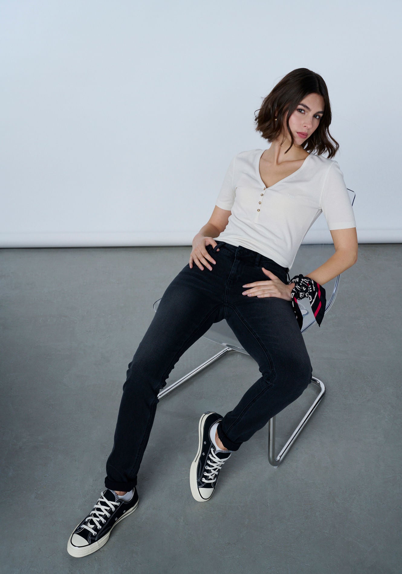 Jeans Scarlett Skinny Fit Black