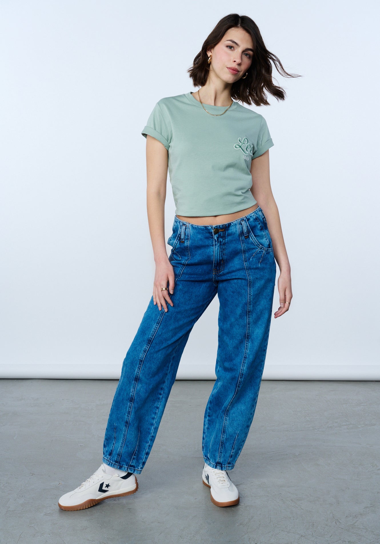 Jeans Lee Carrot Regular Blue