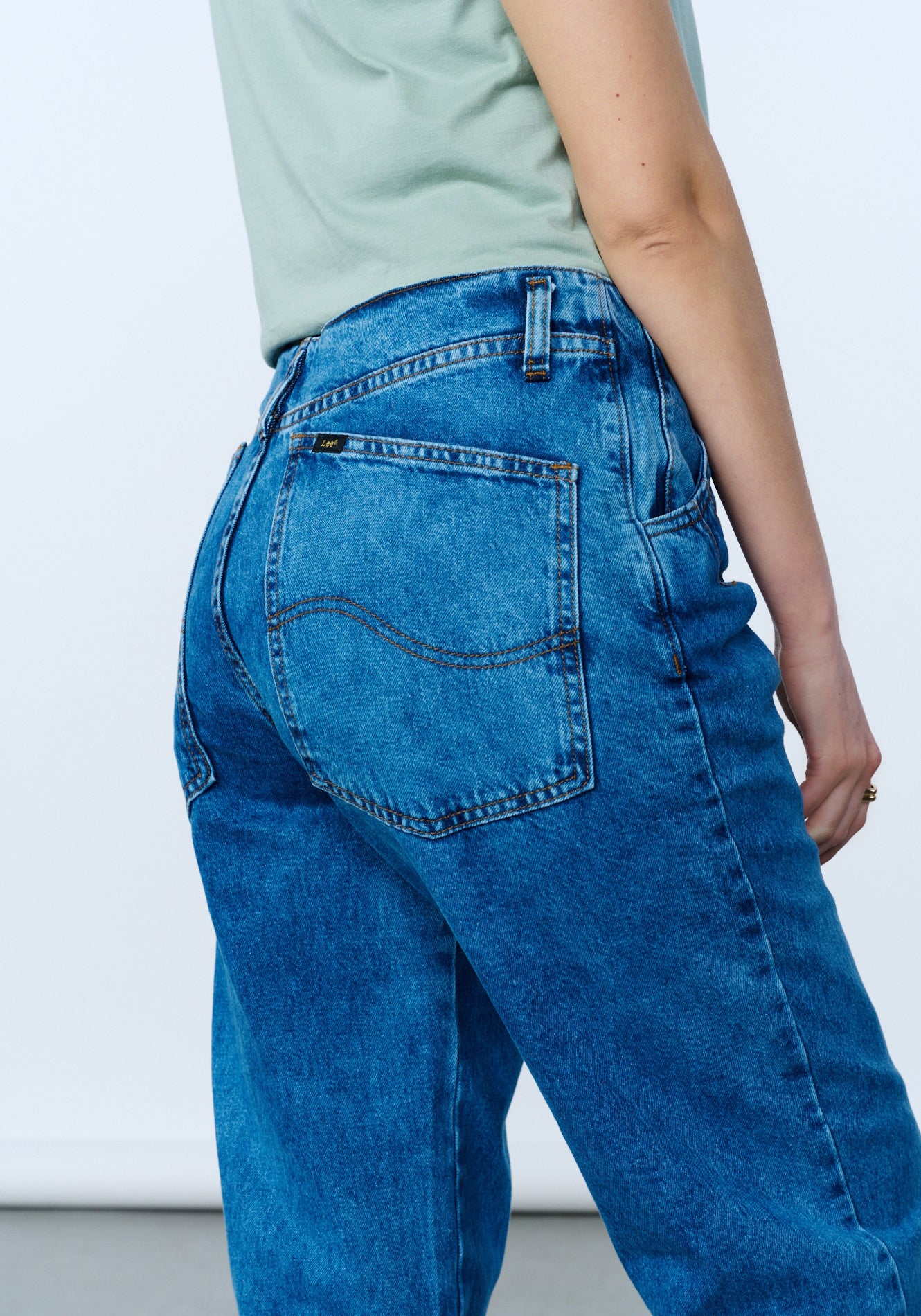 Jeans Lee Carrot Regular Blue