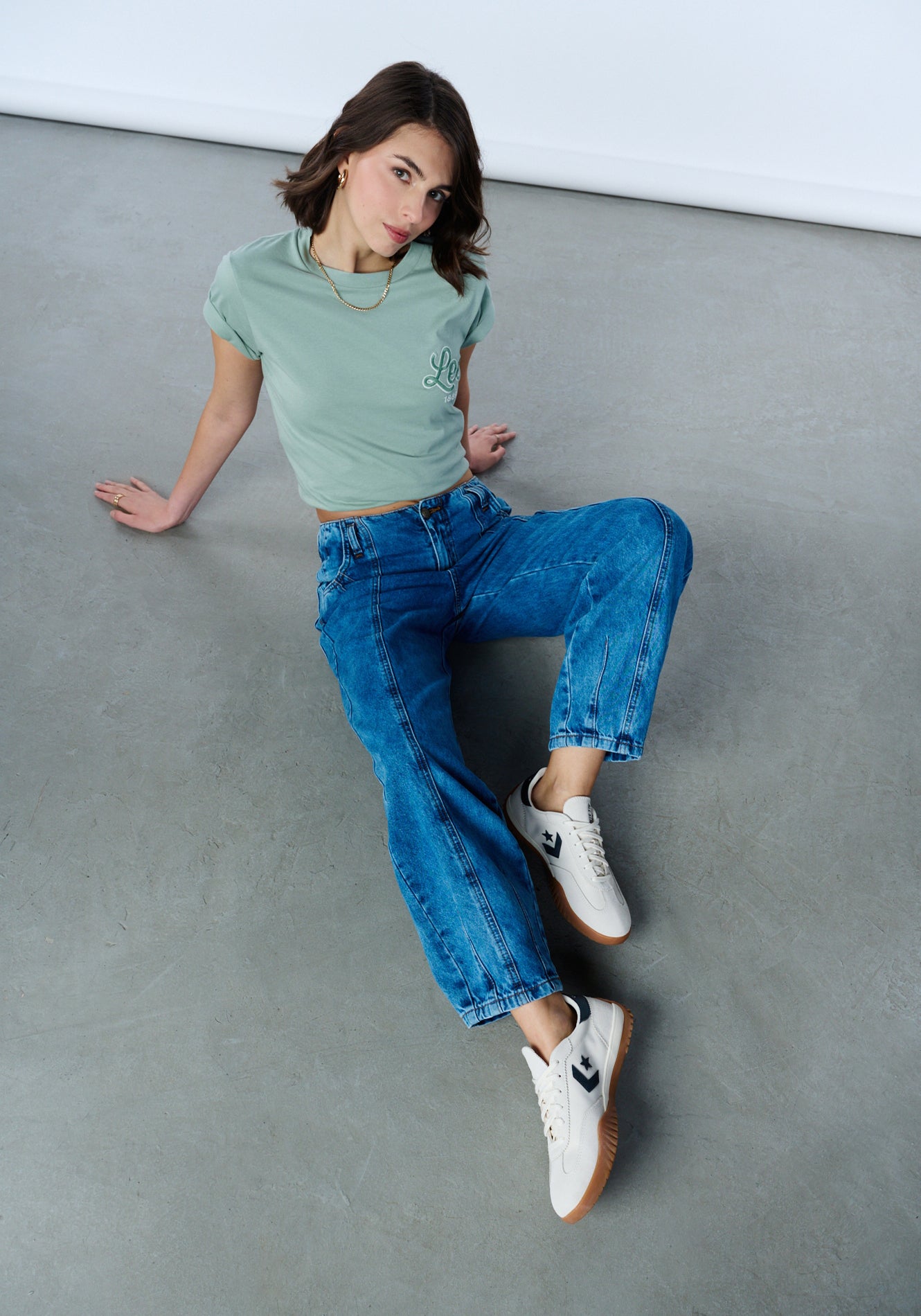 Jeans Lee Carrot Regular Blue