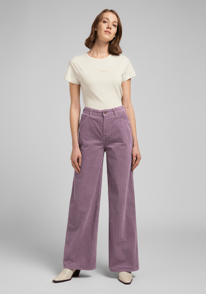 Jeans Mujer Tiro Alto Stella A Line Relaxed Fit Violet
