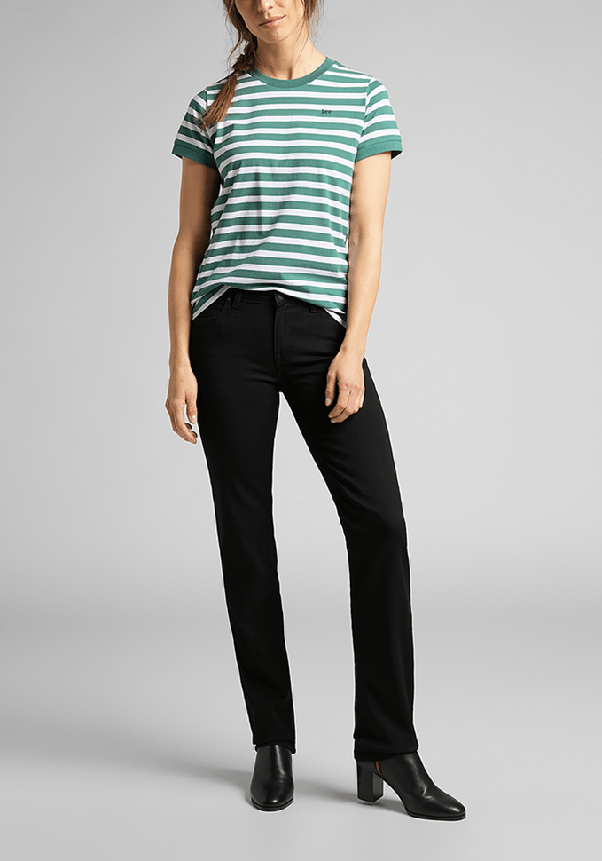 Jeans Mujer Marion Straight Fit Black Rinse