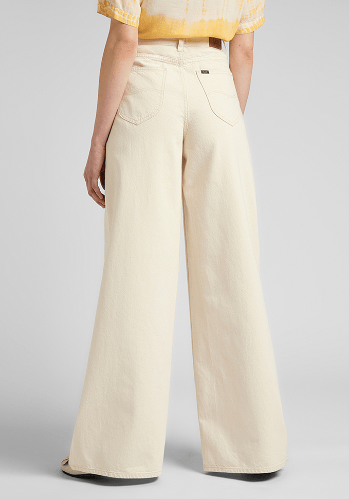 Jeans Mujer Tiro Alto Drew Relaxed Ultra High Fit Ecru