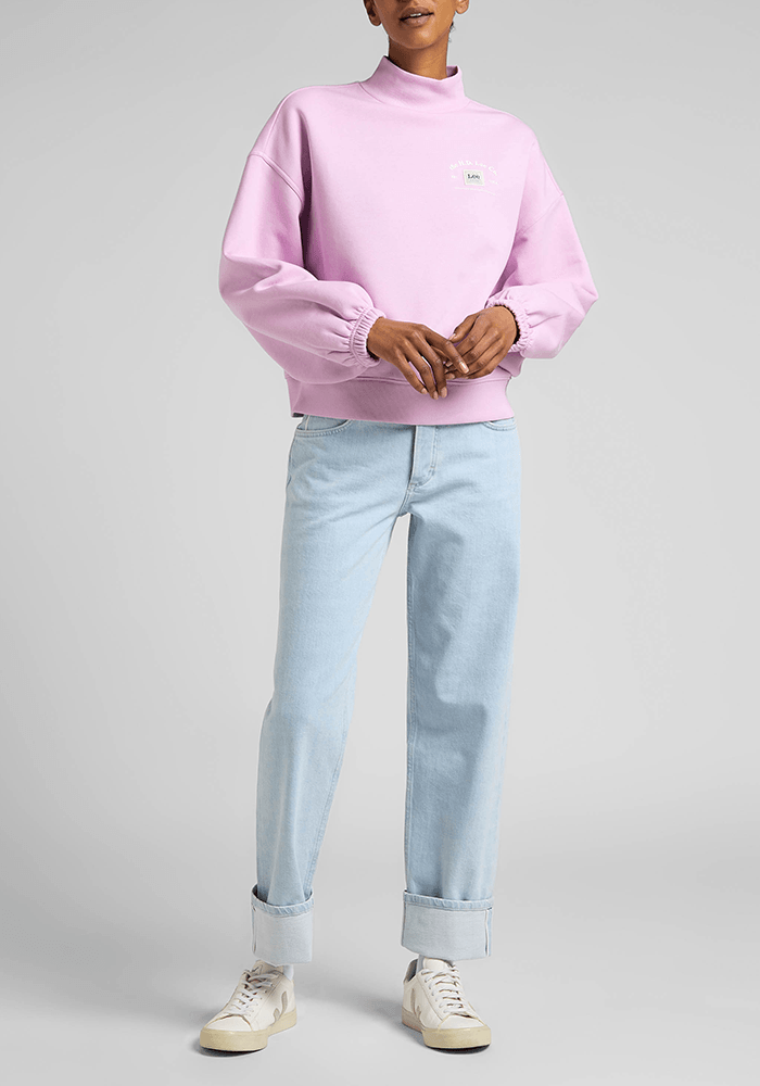 Jeans Mujer Jane Cuffed Regular Straight Fit Retro Light