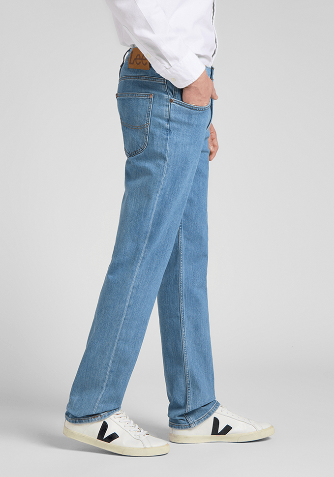 Jeans Hombre Brooklyn Classic Straight Fit Light Stone