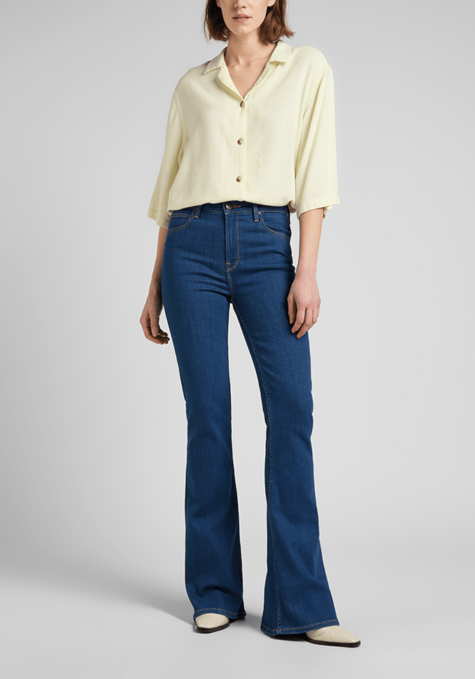 Camisa Mujer Manga Corta Service Sunwashed