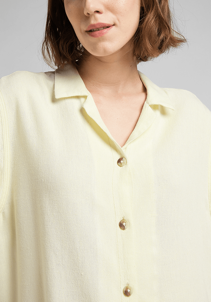 Camisa Mujer Manga Corta Service Sunwashed