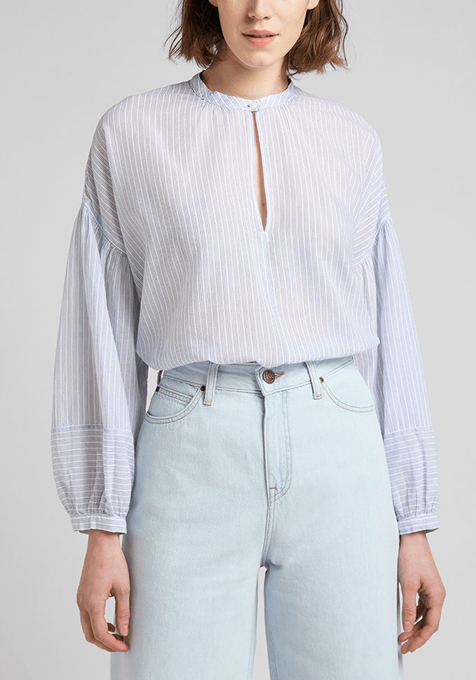 Camisa Mujer Check Bright White