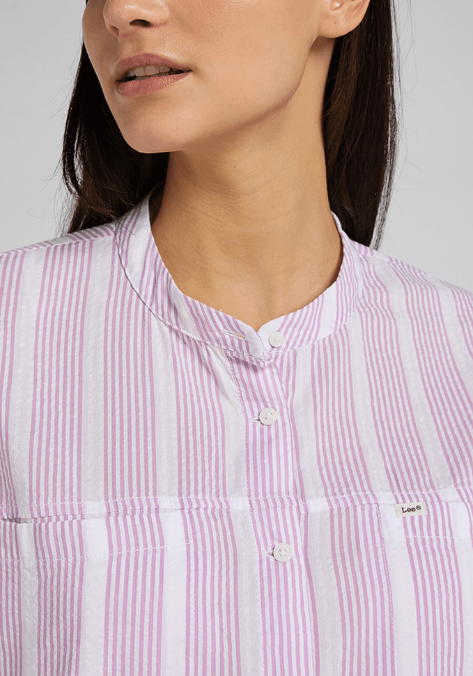 Camisa Mujer Manga Corta Cap Sleeve Dark Purple