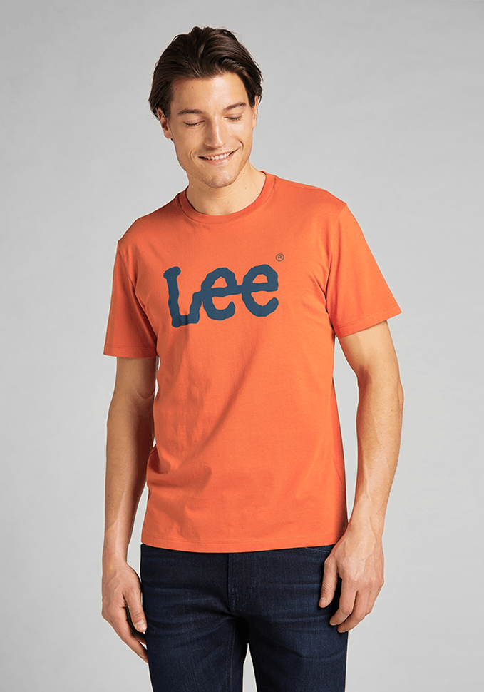 Polera Hombre Wobbly Logo Tee Burnt Ochre