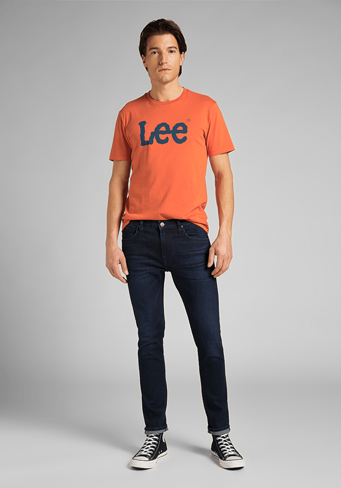 Polera Hombre Wobbly Logo Tee Burnt Ochre