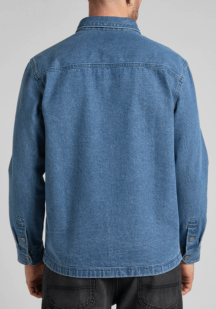 Camisa Hombre Workwear Overshirt Marine