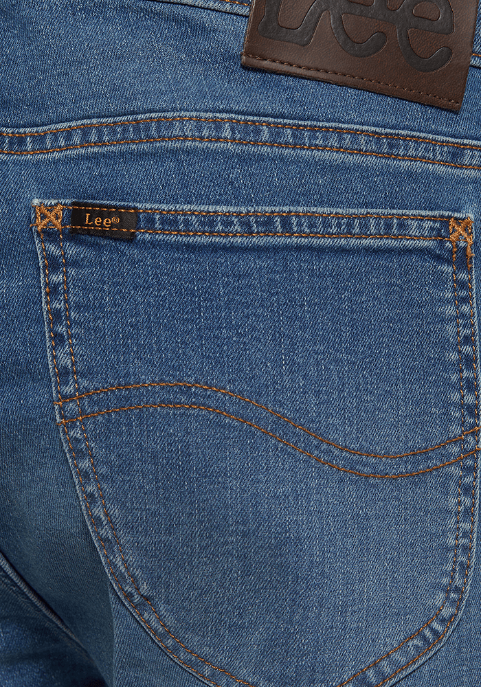 Jeans Hombre Rider Slim Fit Mid Worn Tinted