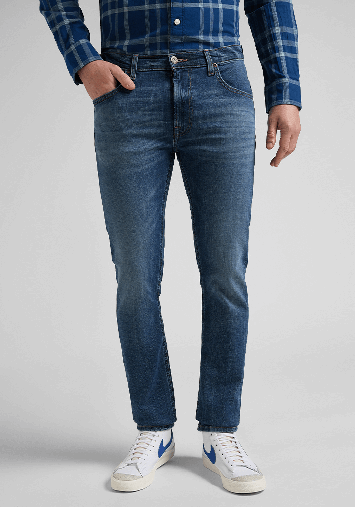 Jeans Hombre Luke Slim Fit Mid Visual Cody
