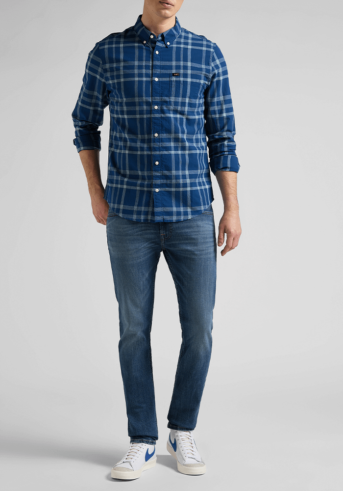 Jeans Hombre Luke Slim Fit Mid Visual Cody