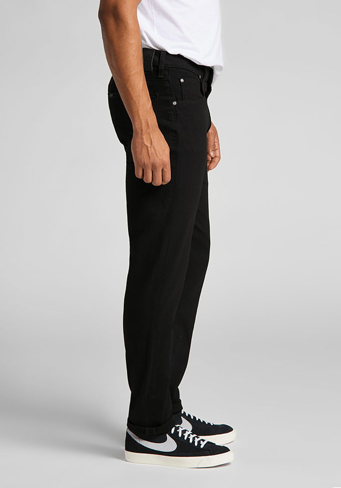 Jeans Hombre Austin Regular Tapered Fit Clean Black