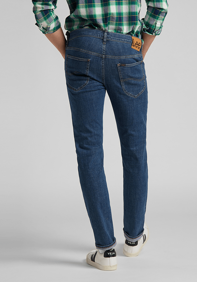 Jeans Hombre Daren Regular Fit Mid Stone Wash