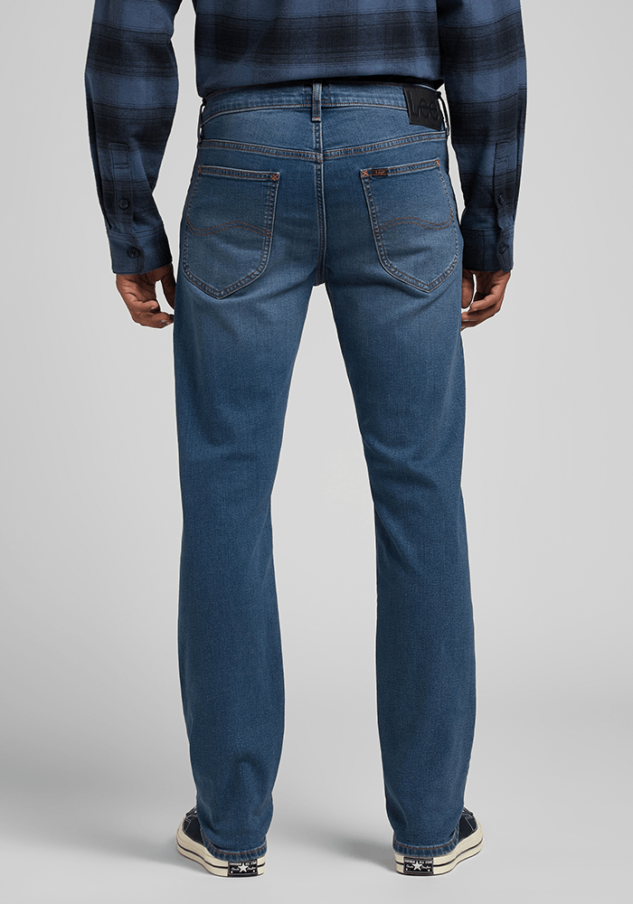 Jeans Hombre Daren Regular Fit Mid Worn Tinted