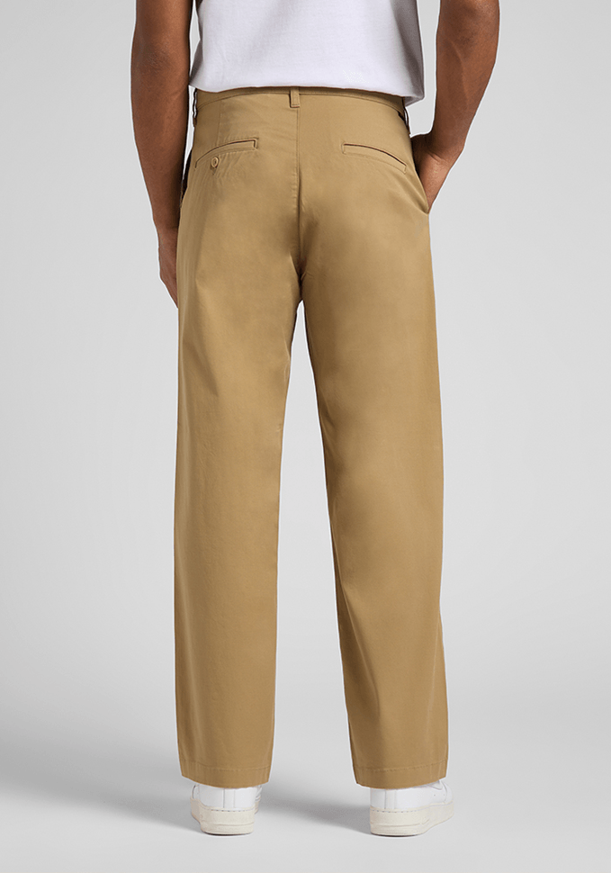 Pantalón Hombre Chino Loose Fit Clay