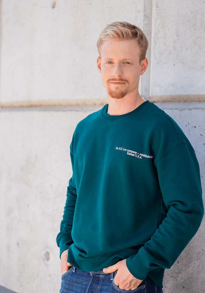 Polerón Hombre Logo Loose Esmeralda