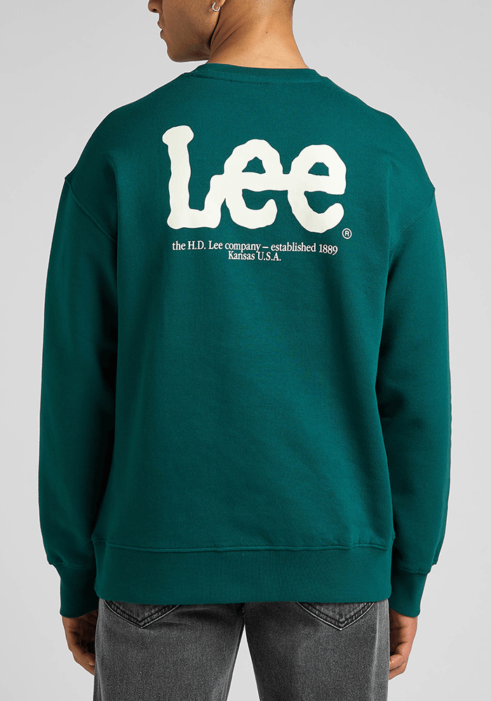 Polerón Hombre Logo Loose Esmeralda