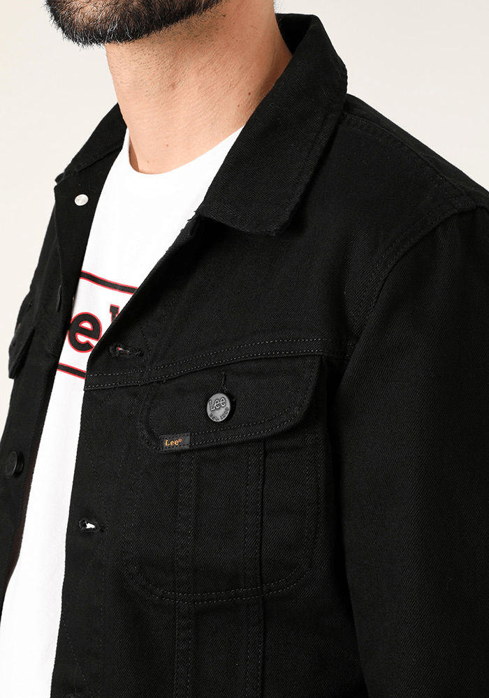 Chaqueta Hombre Slim Rider Black Rinse