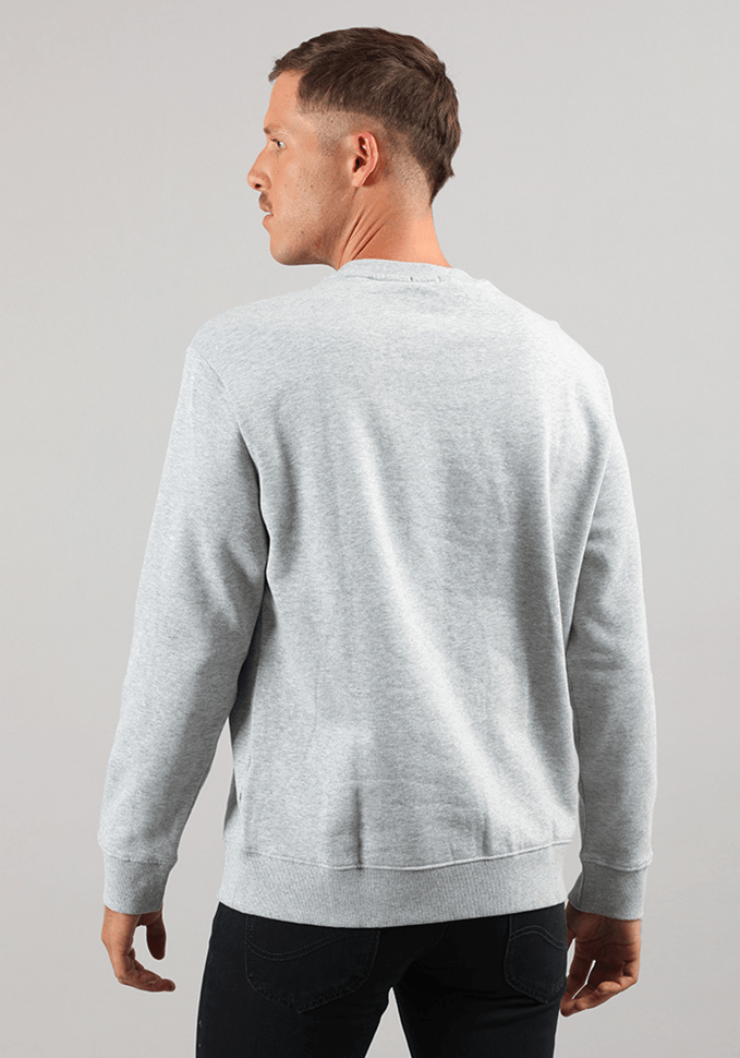 Polerón Hombre 70s Logo Grey Mele