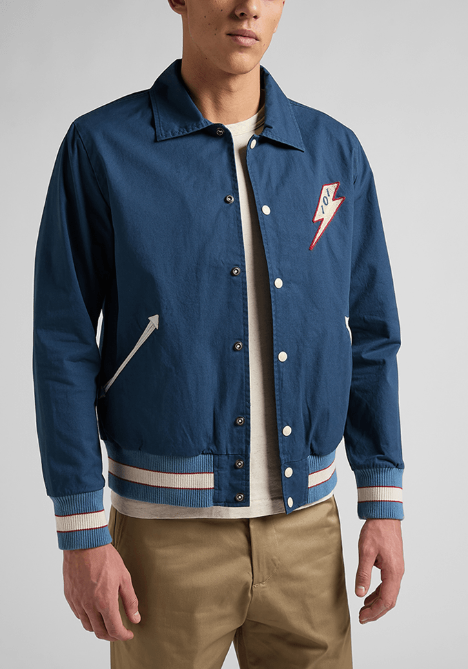 Chaqueta Hombre 101 Bomber Ensign Blue – Lee Jeans1