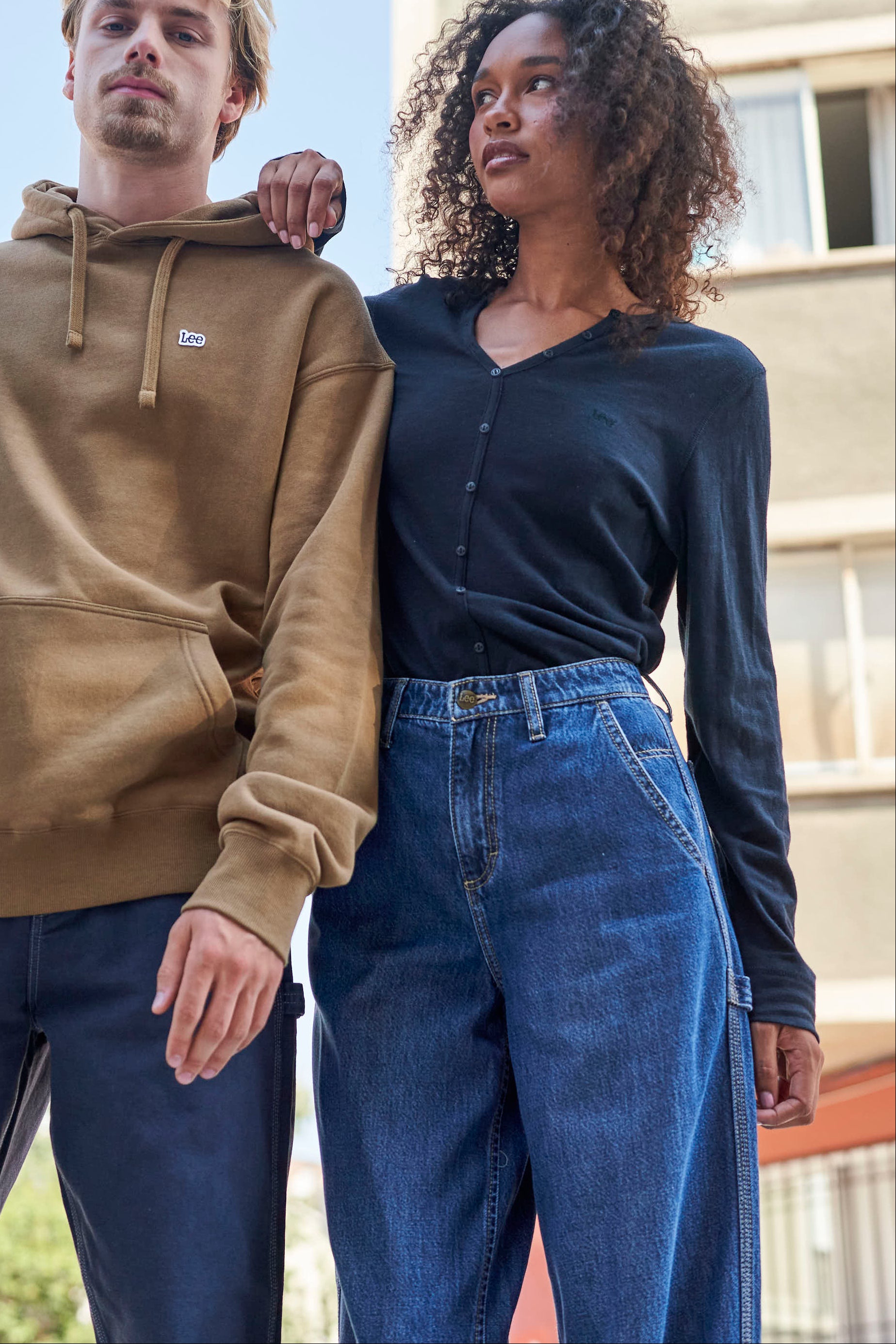 Jeans Mujer Carpenter Azul Loose