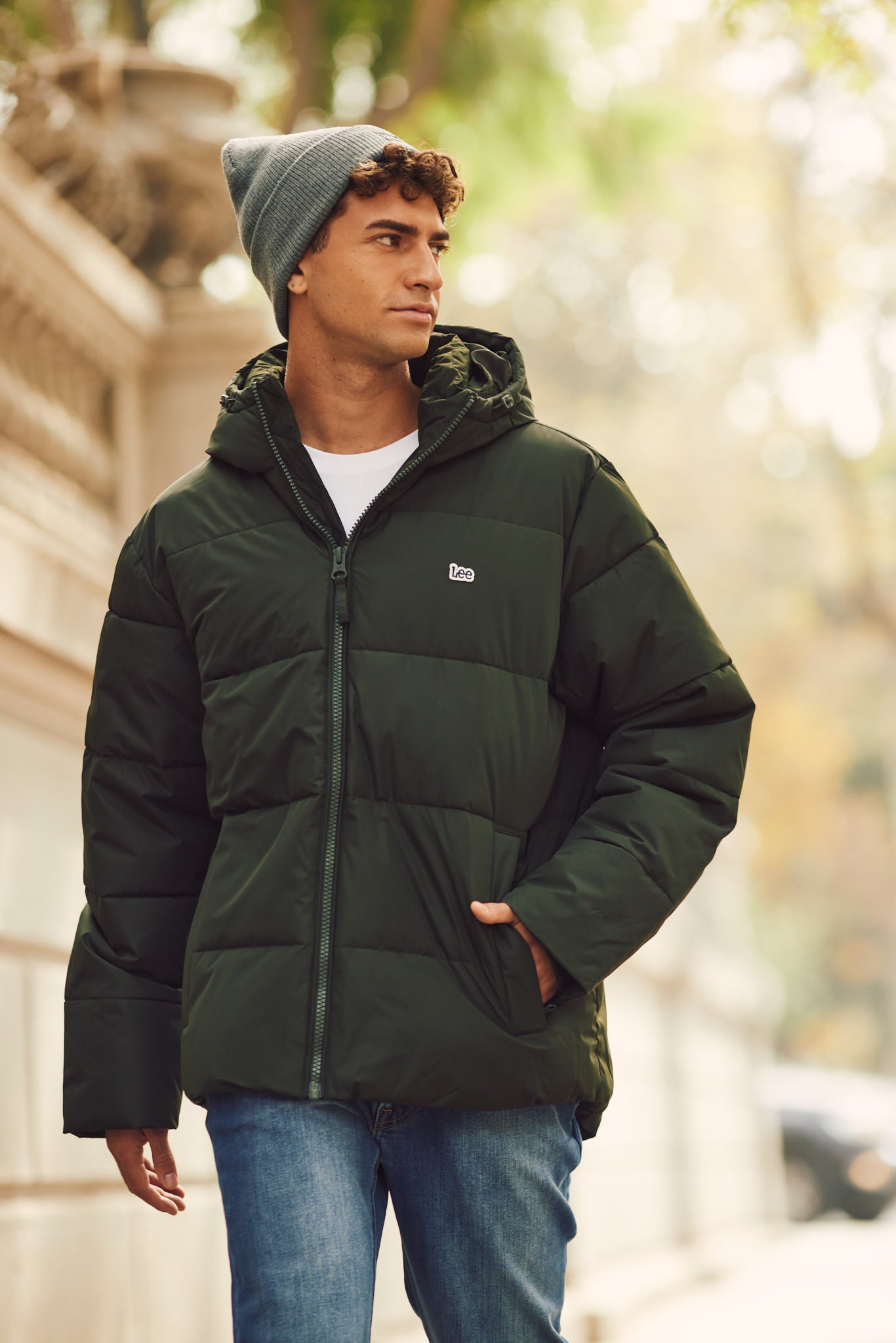 Chaqueta Lee Puffer Green