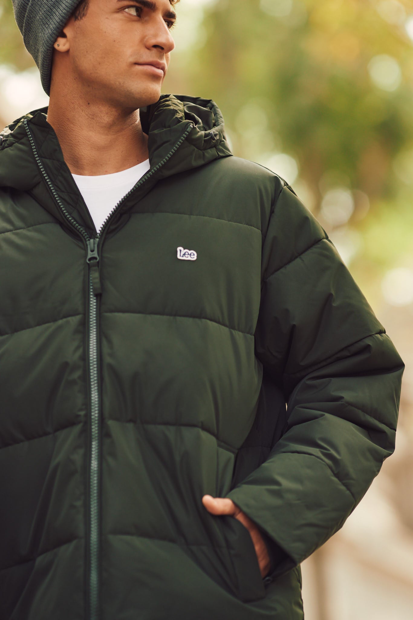 Chaqueta Lee Puffer Green