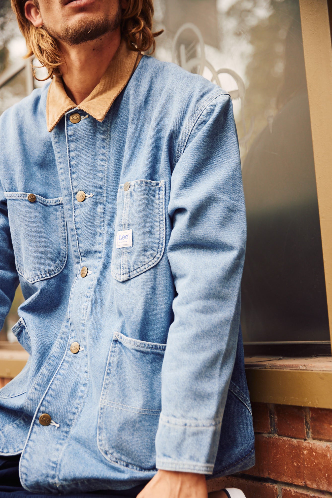 Chaqueta Lee Line Blue