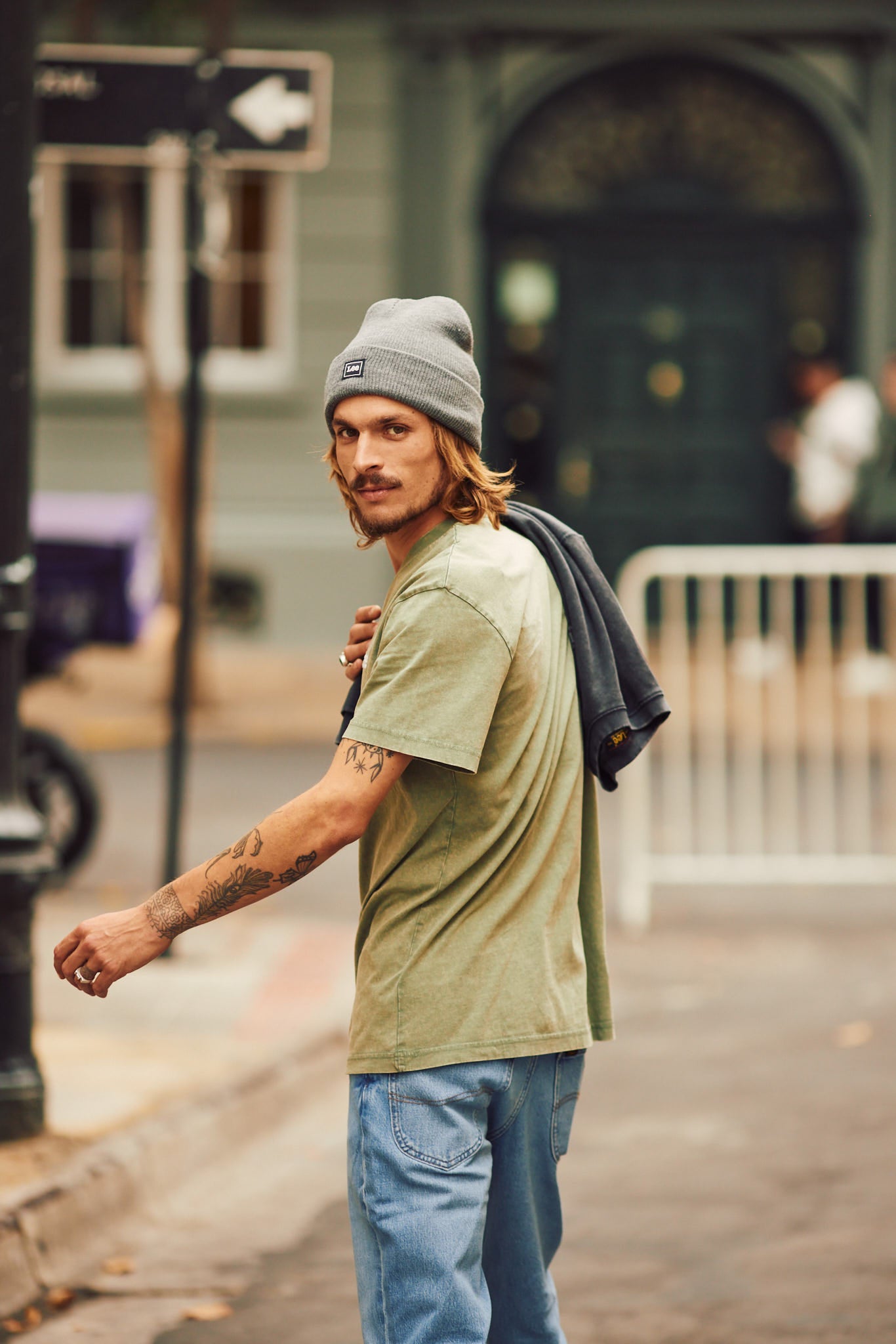 Polera Lee Embroidery Light Green